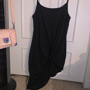 shein Plus Solid Twist Hem Cami Dress